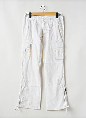 Pantalon cargo blanc TEDDY SMITH pour femme