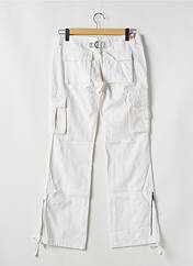 Pantalon cargo blanc TEDDY SMITH pour femme seconde vue