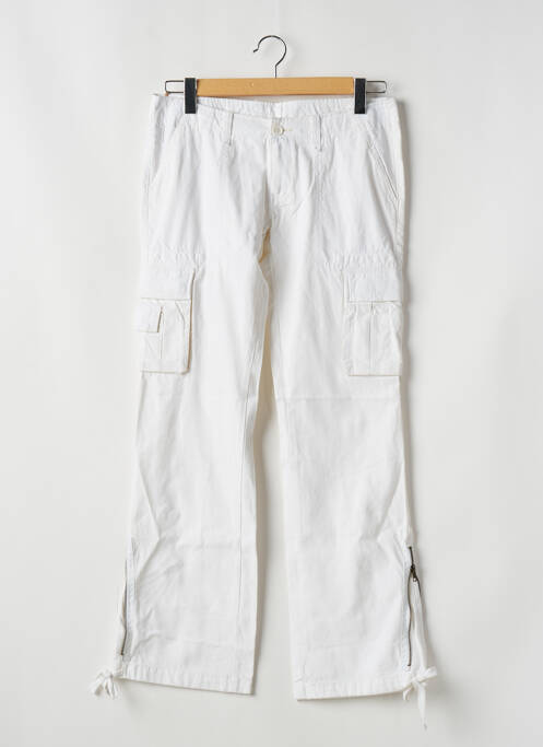 Pantalon cargo blanc TEDDY SMITH pour femme