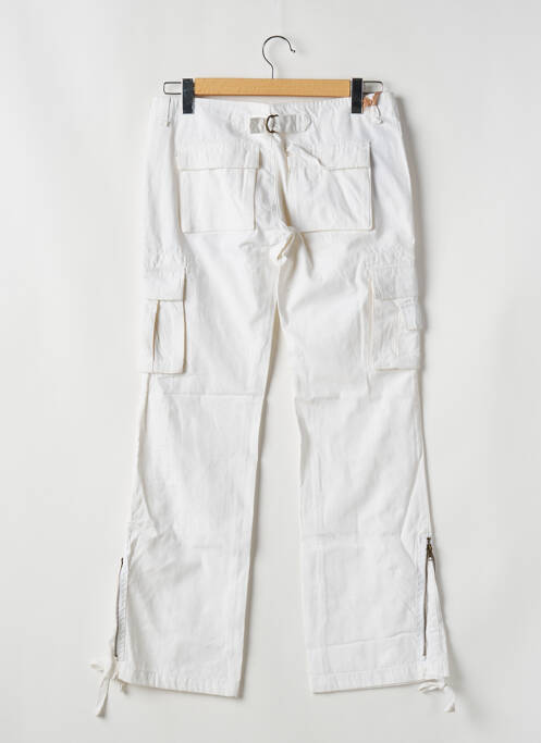 Pantalon cargo blanc TEDDY SMITH pour femme