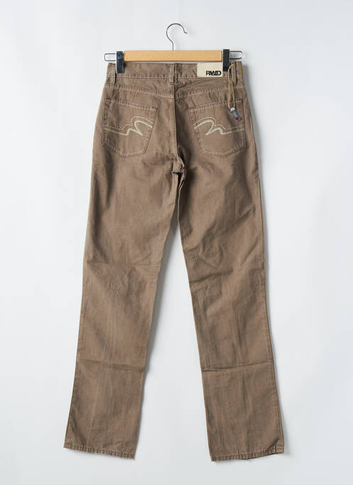 Pantalon droit marron RWD pour femme