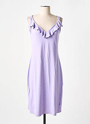 Robe mi-longue sans manche sans manche violet MISS SIXTY femme