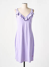 Robe mi-longue sans manche sans manche violet MISS SIXTY femme