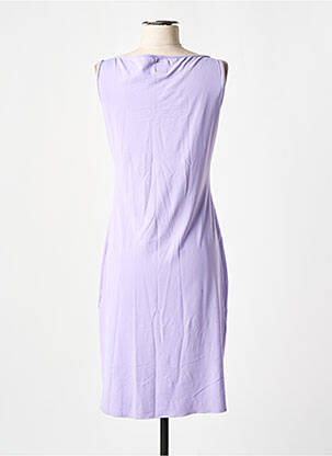 Robe mi-longue sans manche sans manche violet MISS SIXTY femme