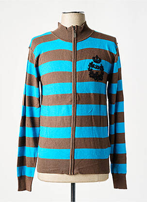 Gilet manches longues maille fine marron RWD homme