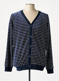 Gilet manches longues col v bleu CHEAP MONDAY homme