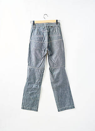 Jeans coupe droite fermeture boutonnée sur le devant taille haute bleu TEDDY SMITH homme