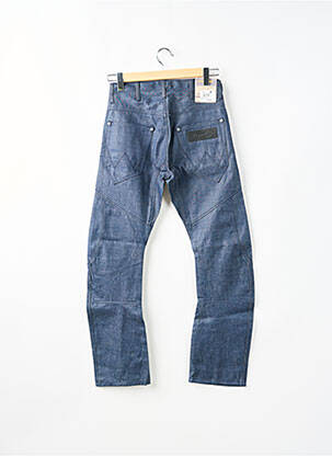 Jeans coupe slim fermeture boutonnée sur le devant taille haute bleu WRANGLER homme