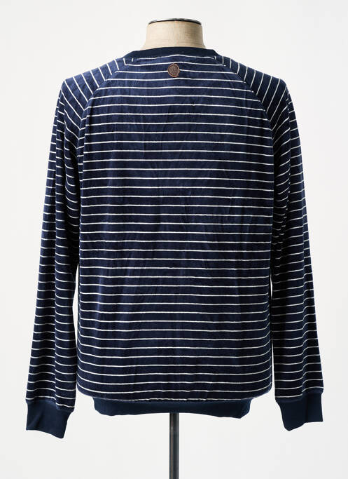 Gilet manches longues col v bleu CHEAP MONDAY homme