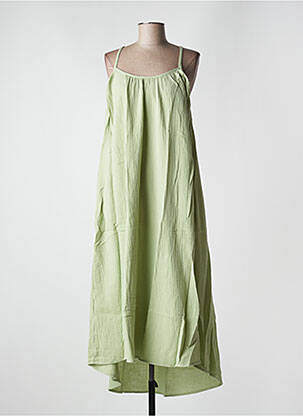 Robe longue coupe fluide fines bretelles vert VERO MODA femme