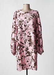 Robe mi-longue rose ICHI pour femme seconde vue