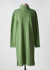 Robe mi-longue vert ICHI pour femme seconde vue