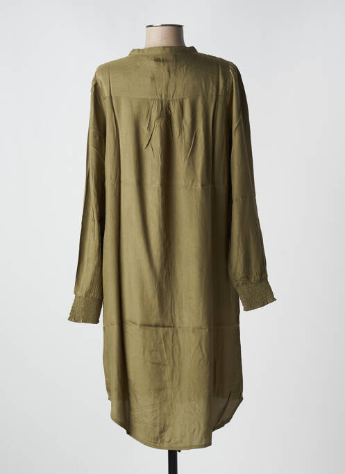 Robe mi-longue vert CREAM pour femme