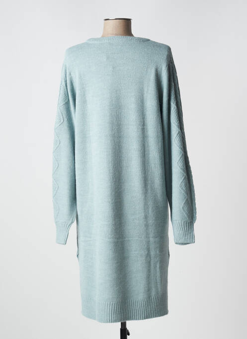 Robe pull bleu ICHI pour femme