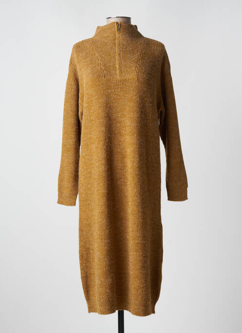 Robe pull marron ICHI pour femme