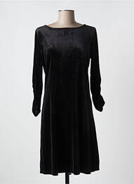 Robe courte manches 3/4 manches 3/4 noir CREAM femme