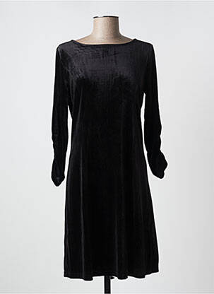Robe courte manches 3/4 manches 3/4 noir CREAM femme