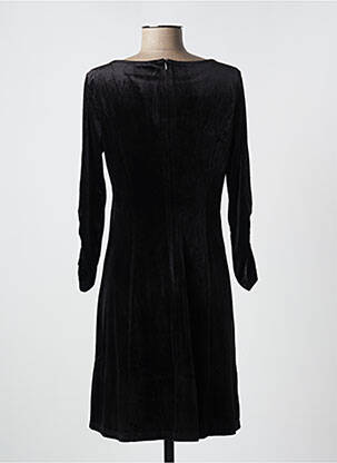 Robe courte manches 3/4 manches 3/4 noir CREAM femme