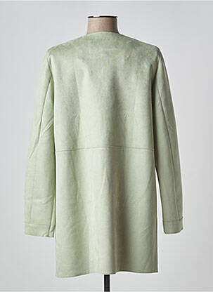 Manteau long coupe cintrée sans capuche vert VERO MODA femme