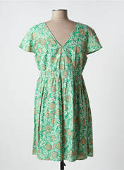 Robe courte vert VERO MODA pour femme seconde vue