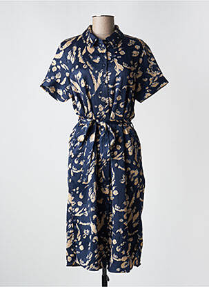 Robe mi-longue bleu VERO MODA pour femme