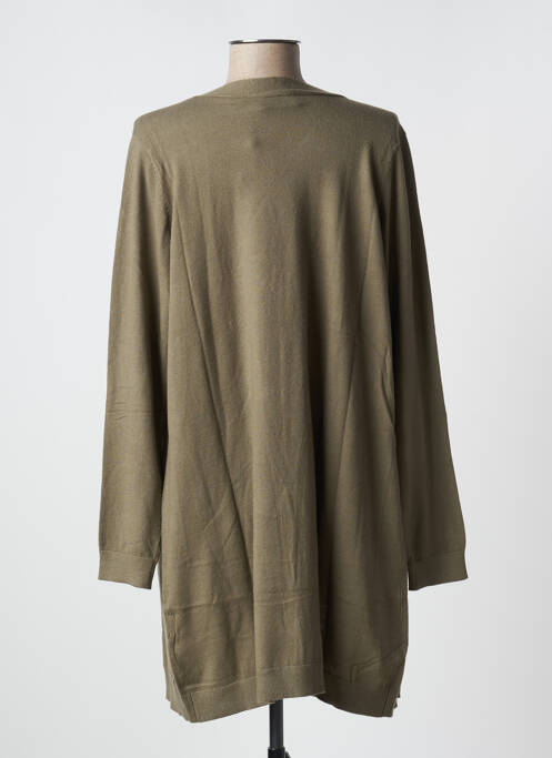 Gilet manches longues vert CREAM pour femme