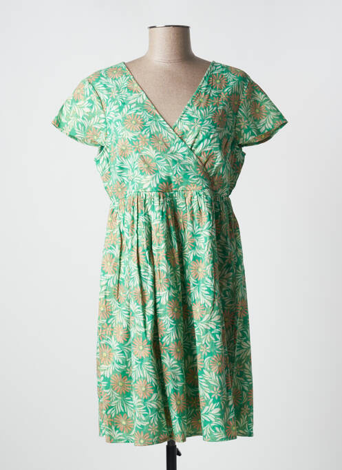 Robe courte vert VERO MODA pour femme