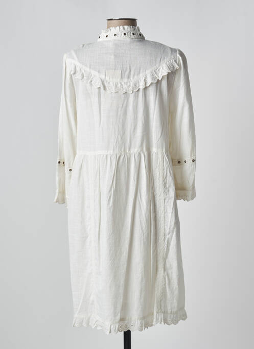 Robe mi-longue beige CREAM pour femme