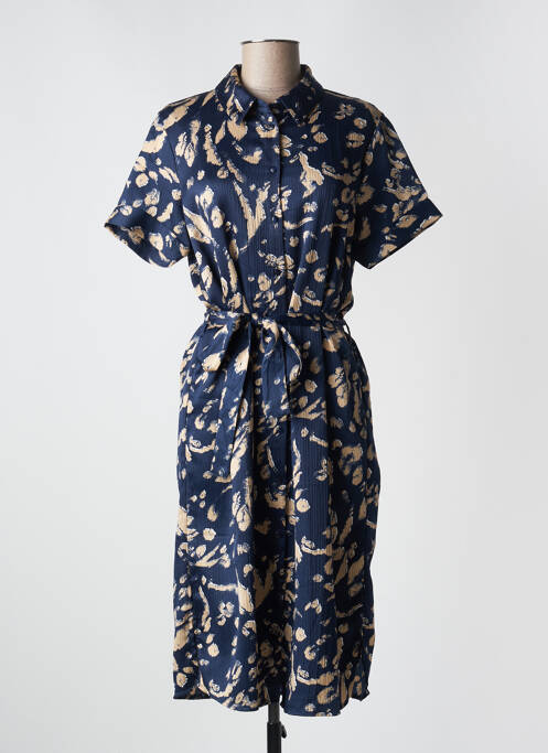 Robe mi-longue bleu VERO MODA pour femme