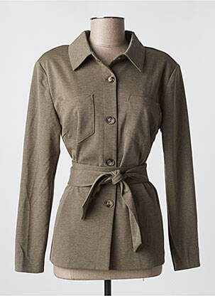 Veste casual epaulette vert CREAM femme