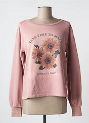 Sweat-shirt rose CREAM pour femme seconde vue