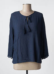 Blouse manches longues manches longues bleu CREAM femme