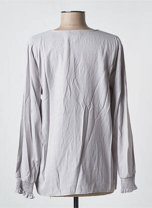 Blouse manches longues manches longues gris CREAM femme