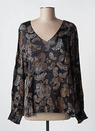 Blouse manches longues manches longues noir CREAM femme