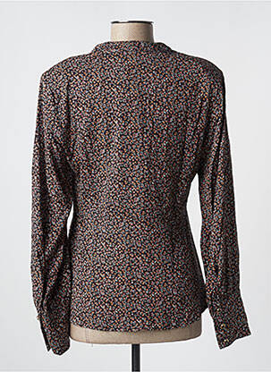 Blouse imprimé fleurs manches longues noir CREAM femme