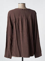 Blouse marron ICHI pour femme seconde vue