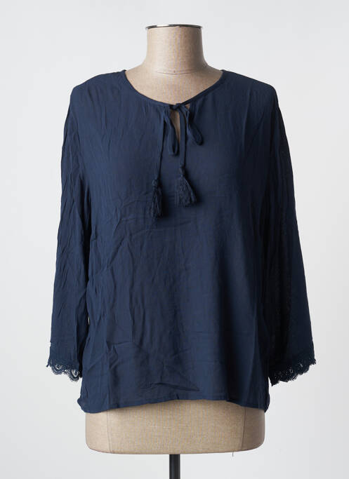 Blouse manches longues manches longues bleu CREAM femme