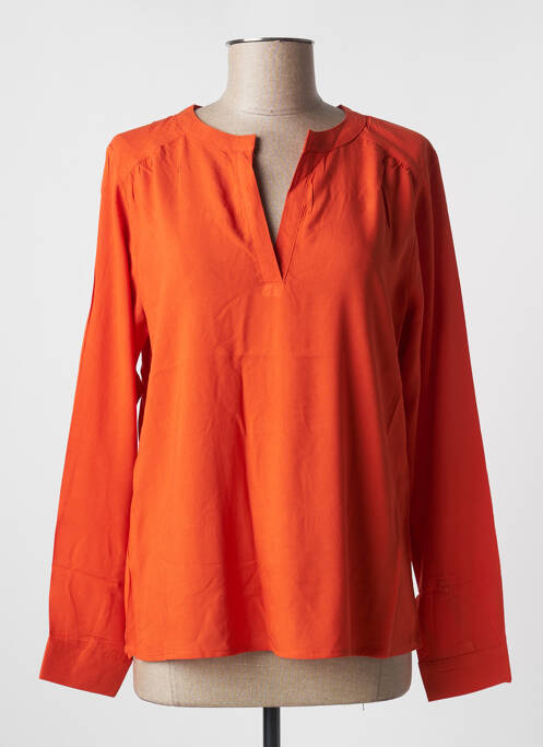 Blouse orange ICHI pour femme