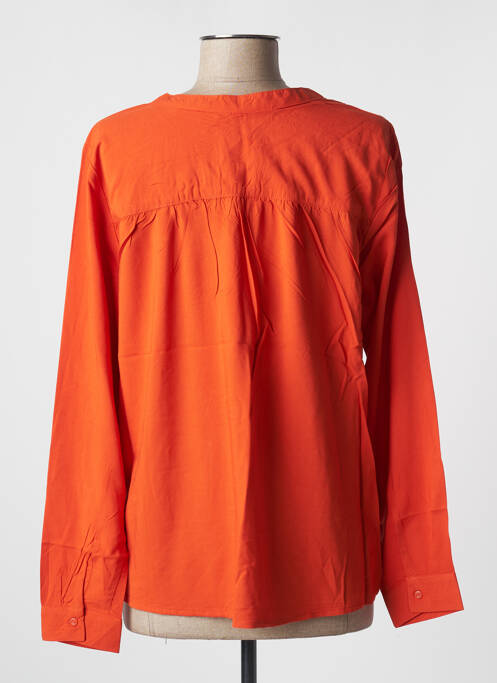 Blouse orange ICHI pour femme