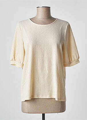 Blouse manches courtes manches courtes beige VERO MODA femme