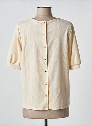 Blouse manches courtes manches courtes beige VERO MODA femme