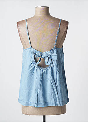 Top manches bretelles ajustables fines bretelles bleu VERO MODA femme