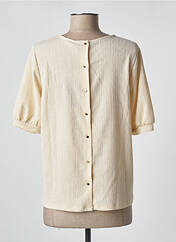 Blouse beige VERO MODA pour femme seconde vue