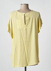 Top jaune ICHI pour femme seconde vue