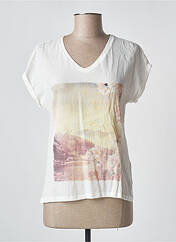 T-shirt beige CREAM pour femme seconde vue