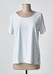 T-shirt bleu CREAM pour femme seconde vue