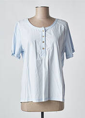 T-shirt bleu CREAM pour femme seconde vue