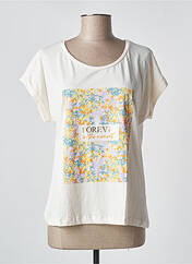 T-shirt jaune CREAM pour femme seconde vue