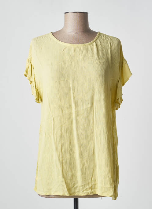 Top jaune ICHI pour femme