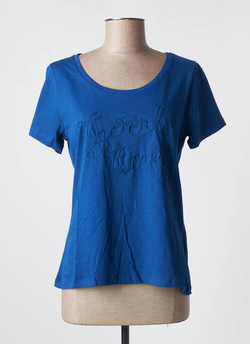 T-shirt bleu CREAM pour femme